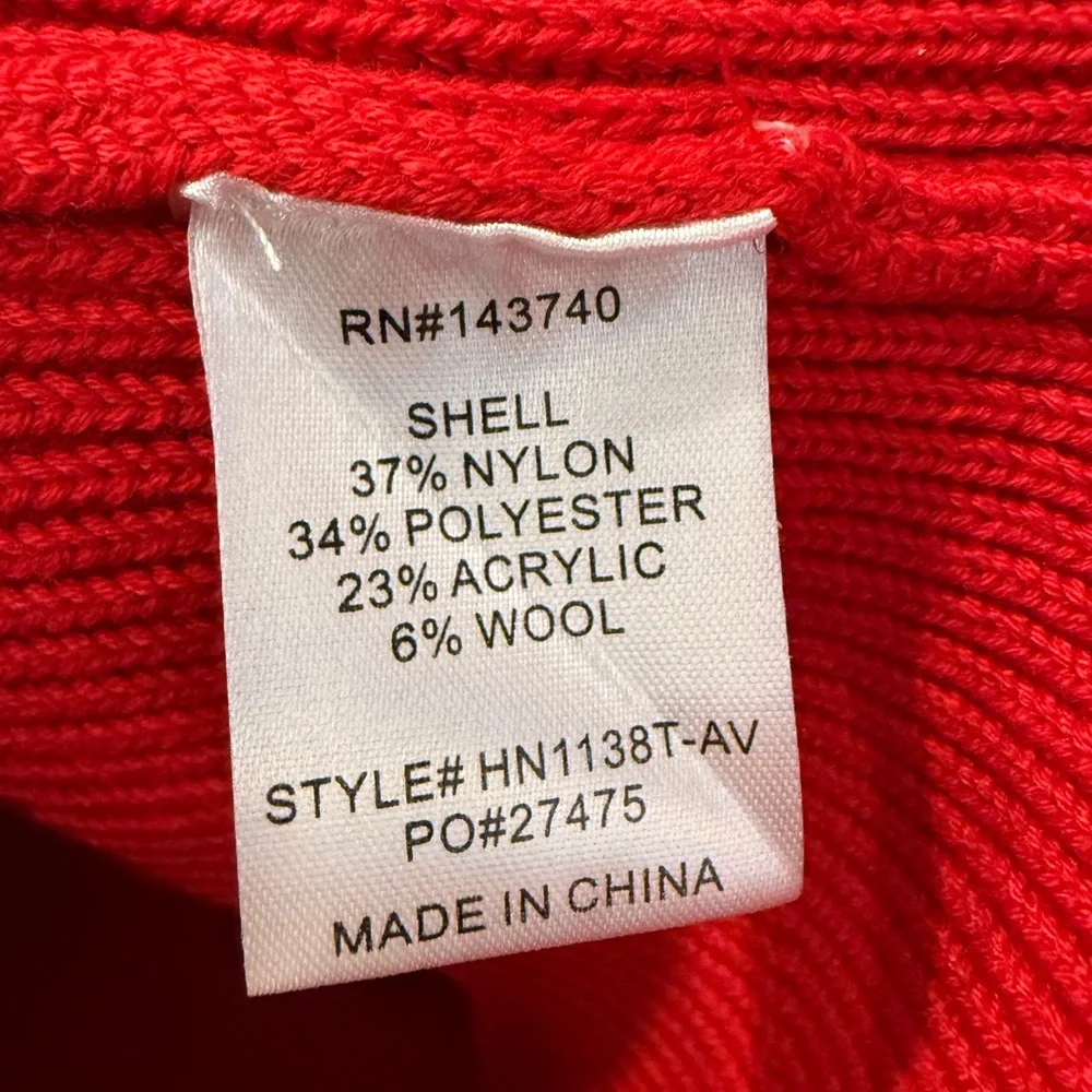 Avara Nicolette Red Knit Sweater Vest | Size M | NWT - Picture 8 of 9